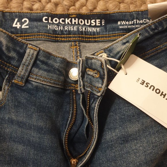 Clockhouse skinny jeans, distressed NWT - Picture 3 of 4
